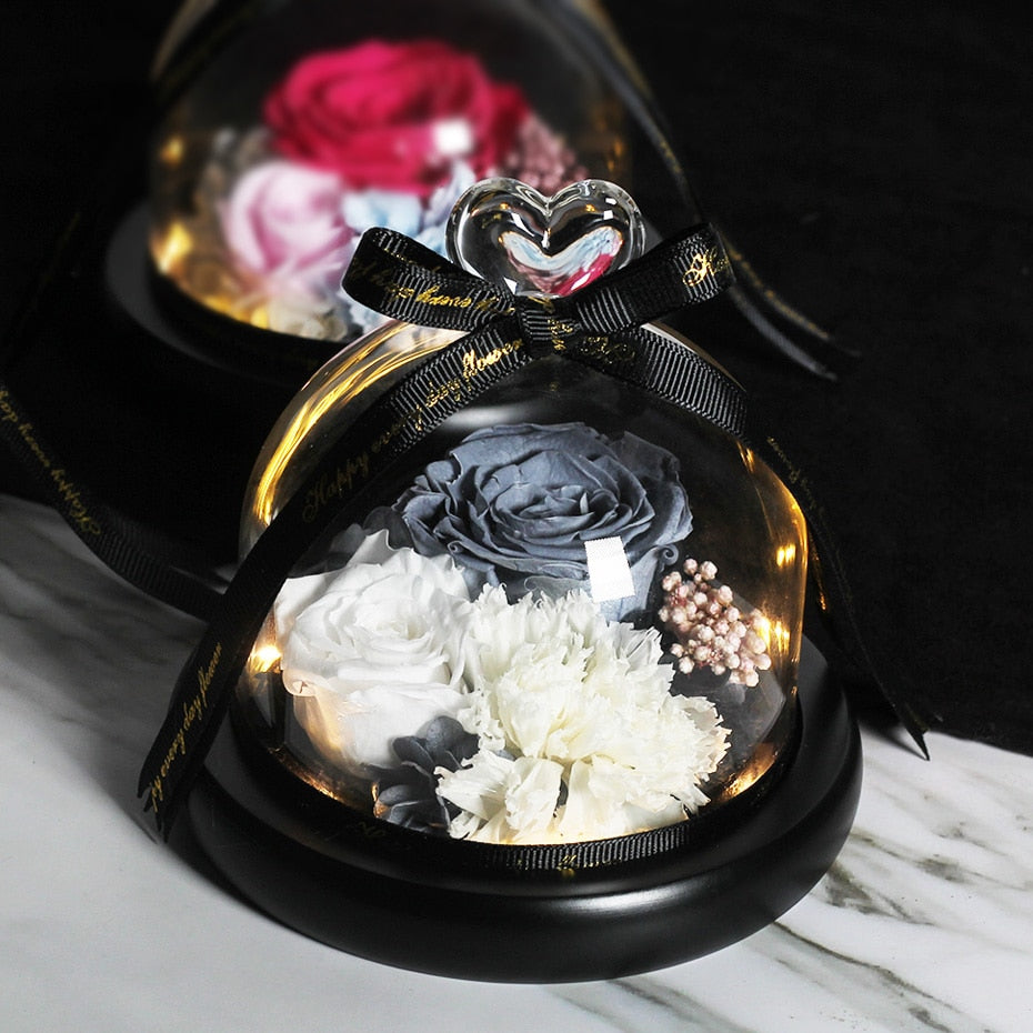 The Beauty and Beast Eternal Rose Anniversary Gift