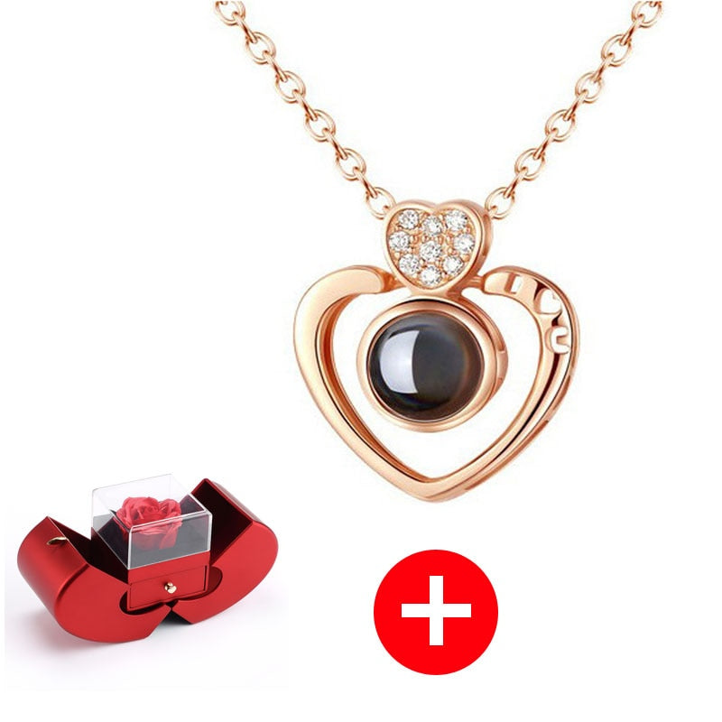 Love Apple Jewelry Box - Rose Flower Gift Boxes