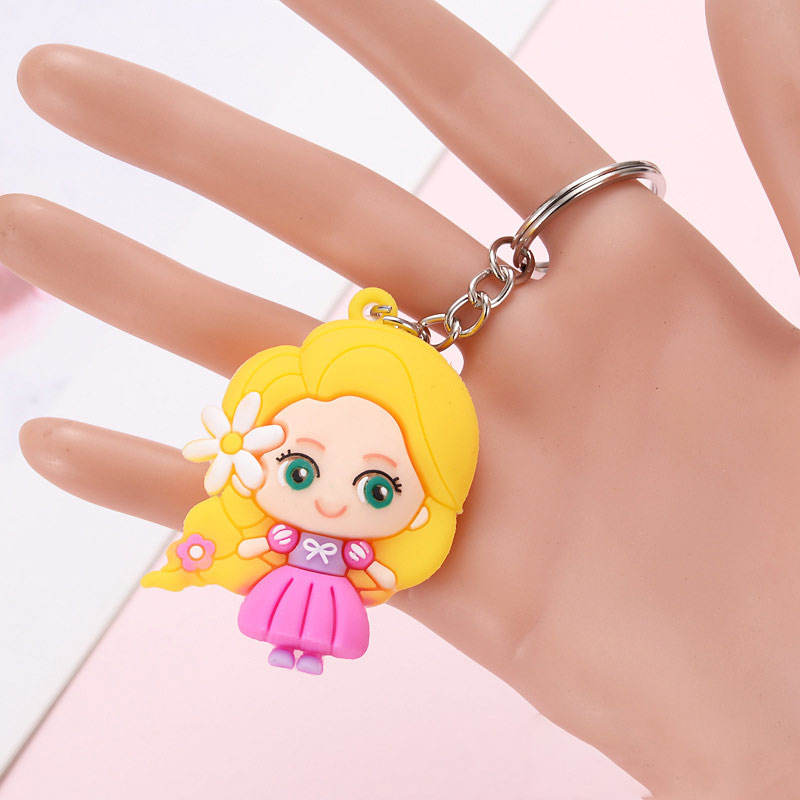 Princess Anna Elsa  Keychain For Women