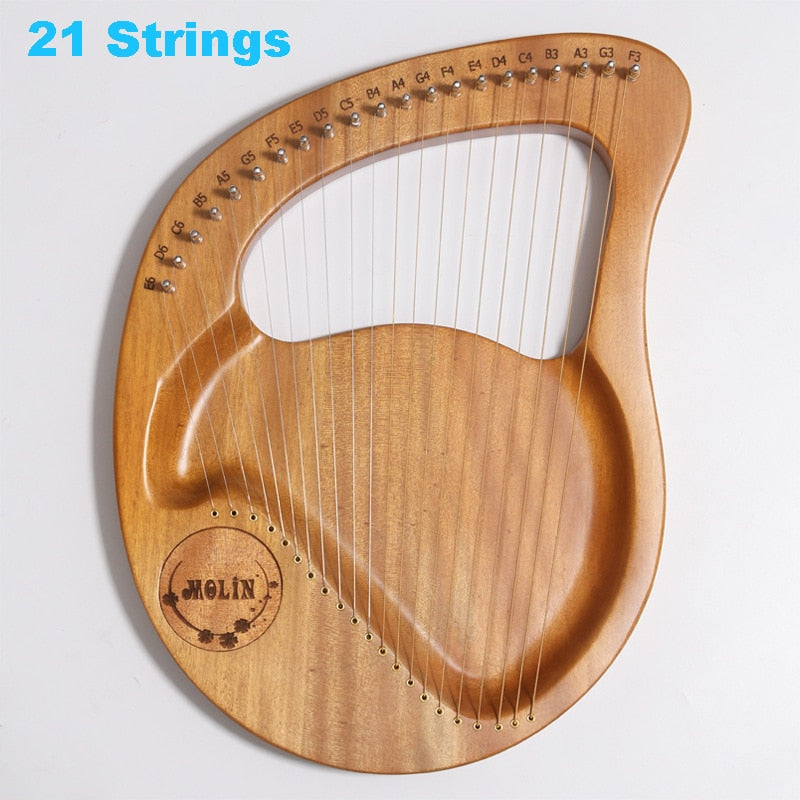 21 Strings - Wooden Harp