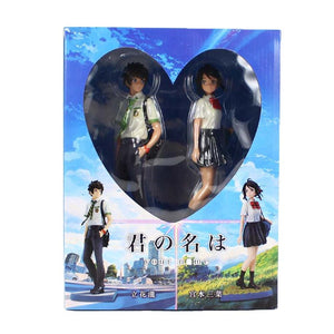 Your Name (Kimi no Nawa) Collectible PVC Action Figure Toy Gifts (22cm) - 2pcs in 1 set