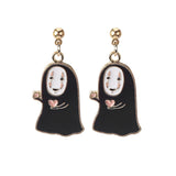 Studio Ghibli's Anime Spirited Away Ghost Earrings Fashionable & Creative Personality Stud Earrings for Jewelry Gifts