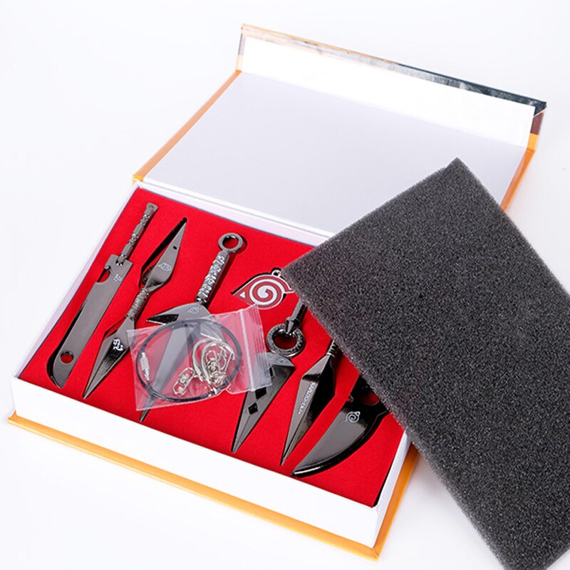 Naruto Shippuden Collectible Cosplay Shuriken Accessory - Kunai, Shuriken, Dagger and Sword. Cute Accessory Gift for Fans