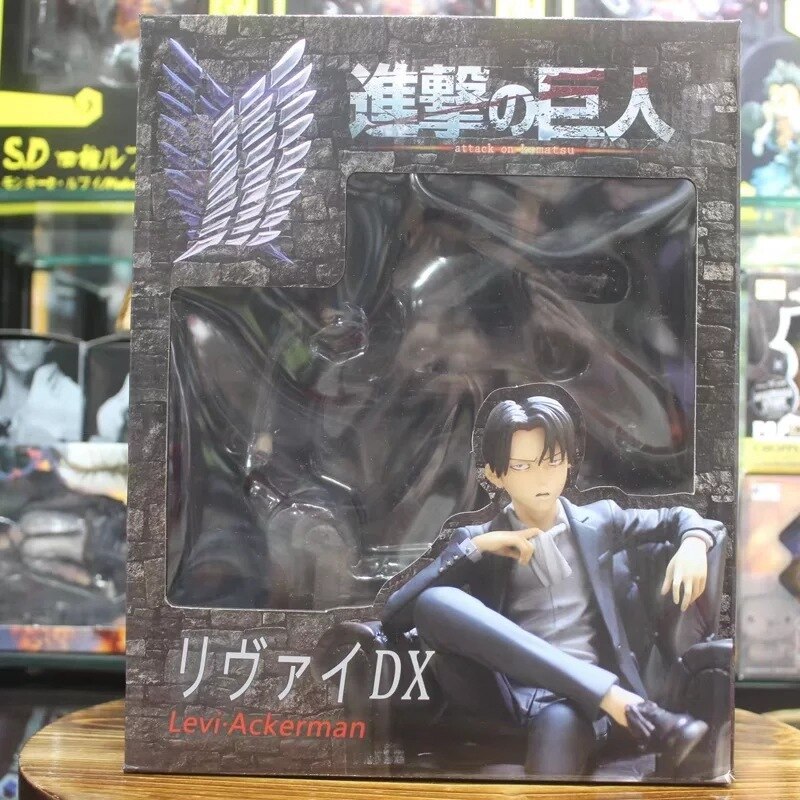 Thrilling Anime Attack on Titan Levi Ackerman Collectible PVC Figure Toy Model