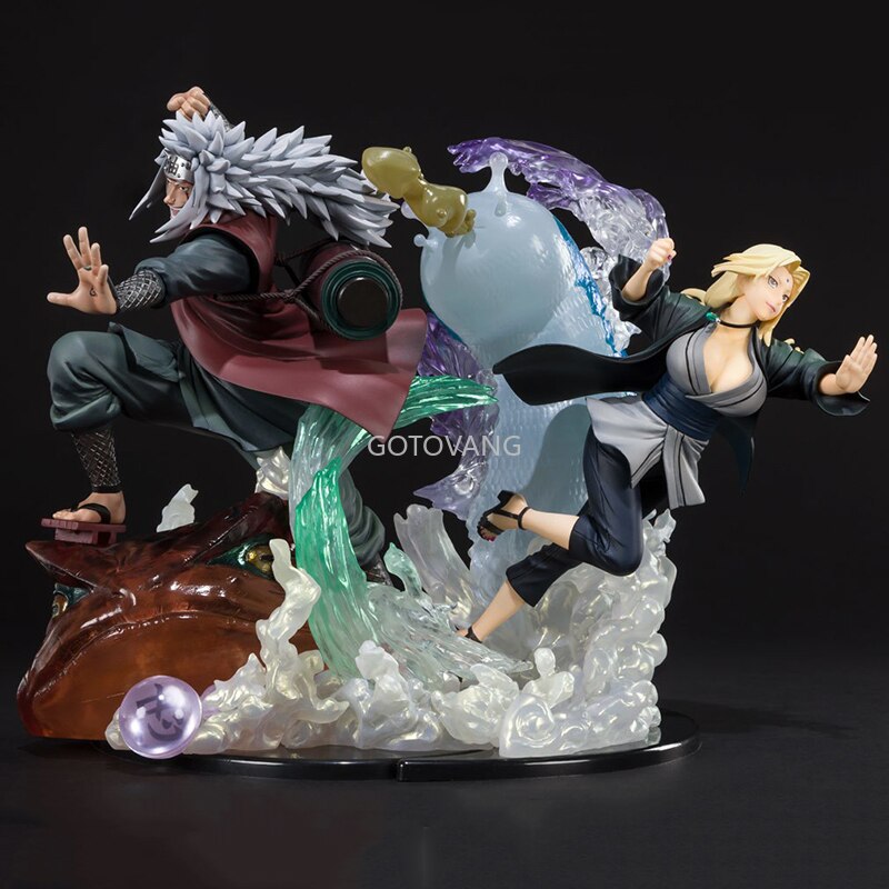 Naruto Shippuden's Legendary Sannin Jiraiya & Tsunade Collectible PVC Action Figure