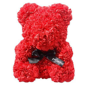 Teddy Bear Rose - Artificial Flowers Rose Bear for Women Valentines Wedding Gift