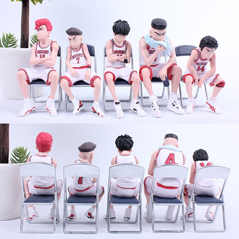 5pcs Anime SLAM DUNK PVC Action Figures