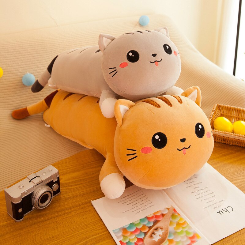 Adorable Cat Pillow Plush Toy - Soft Stuffed Plush Animal Toy Gift
