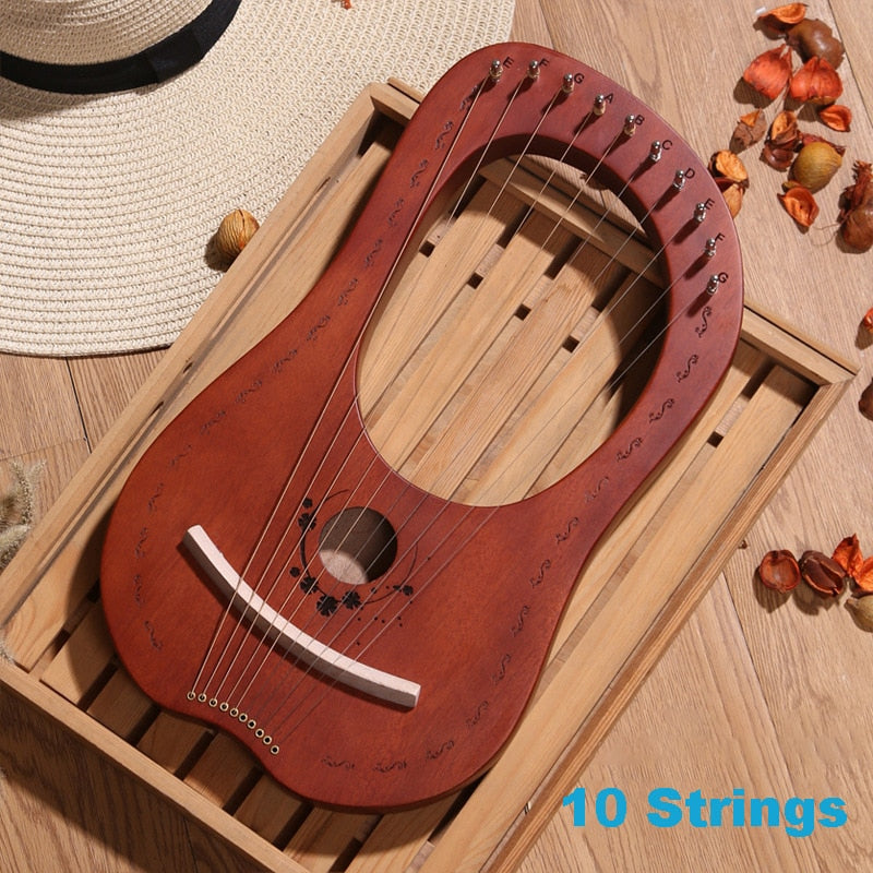 10 Strings - Wooden Harp