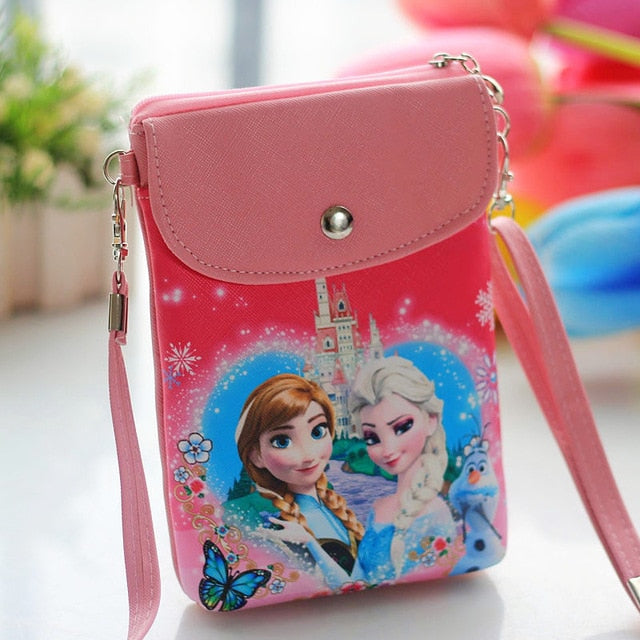 Frozen 2 Princess Messenger Leather Bag Cute Snack Bag Gift for Girls