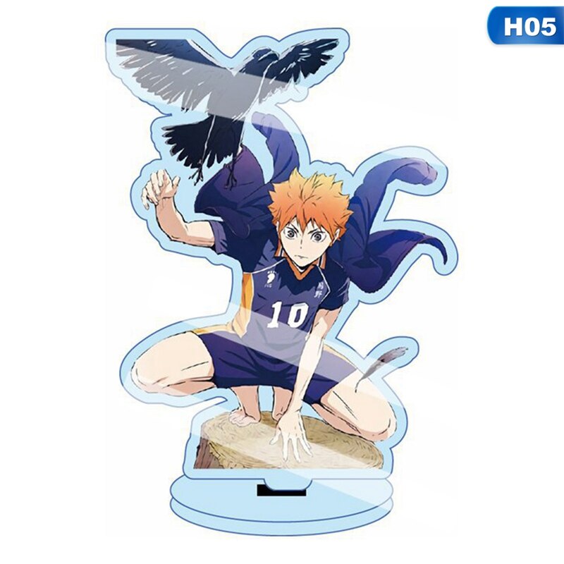 Anime Haikyuu Figures Desk Plate Acrylic Stand Model Collection (13cm)