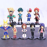 My Hero Academia Collectible PVC Action Figure Toy Model Bundle