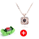 Love Apple Jewelry Green Box - Rose Flower Gift Boxes