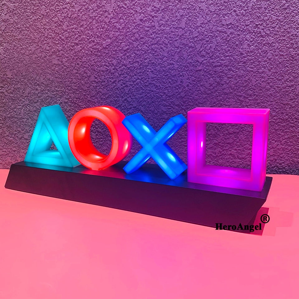 Pro Gamer Vibe LED Night Light PS4 Mood Flash Lamp