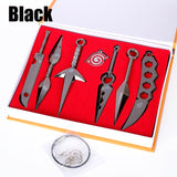 Naruto Shippuden Collectible Cosplay Shuriken Accessory - Kunai, Shuriken, Dagger and Sword. Cute Accessory Gift for Fans