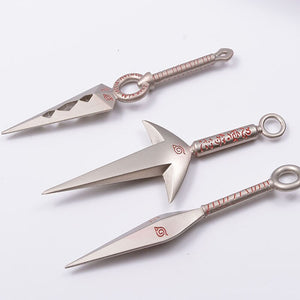 Naruto Shippuden Collectible Cosplay Shuriken Accessory - Kunai, Shuriken, Dagger and Sword. Cute Accessory Gift for Fans