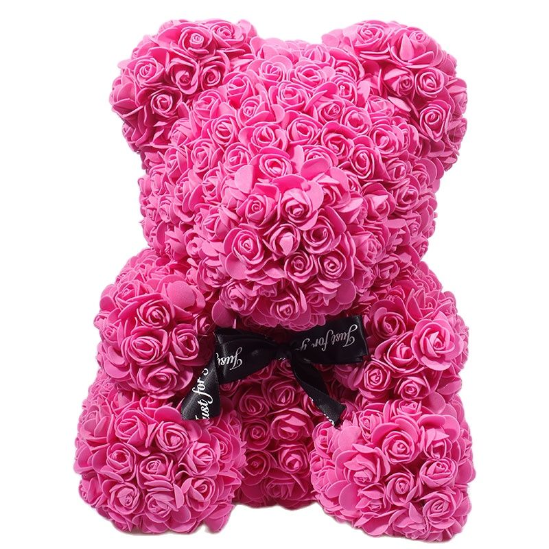 Teddy Bear Rose - Artificial Flowers Rose Bear for Women Valentines Wedding Gift