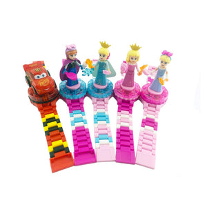 Princesses Children Building Block Watches  - Fun Toys for Children Compatible all Brand Brick with Aurora, Cinderella, Moana, Anna & Elsa