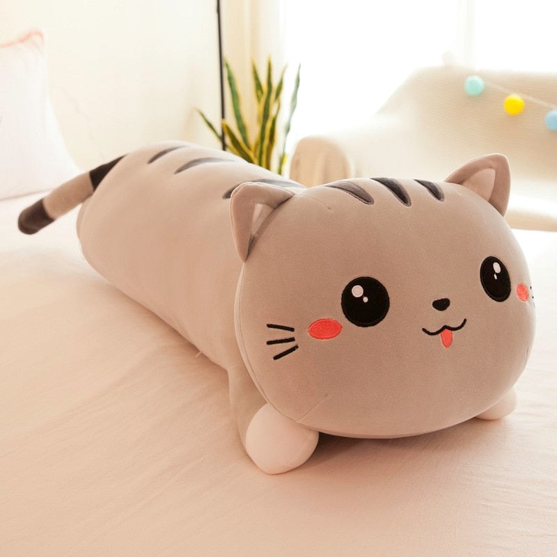 Adorable Cat Pillow Plush Toy - Soft Stuffed Plush Animal Toy Gift