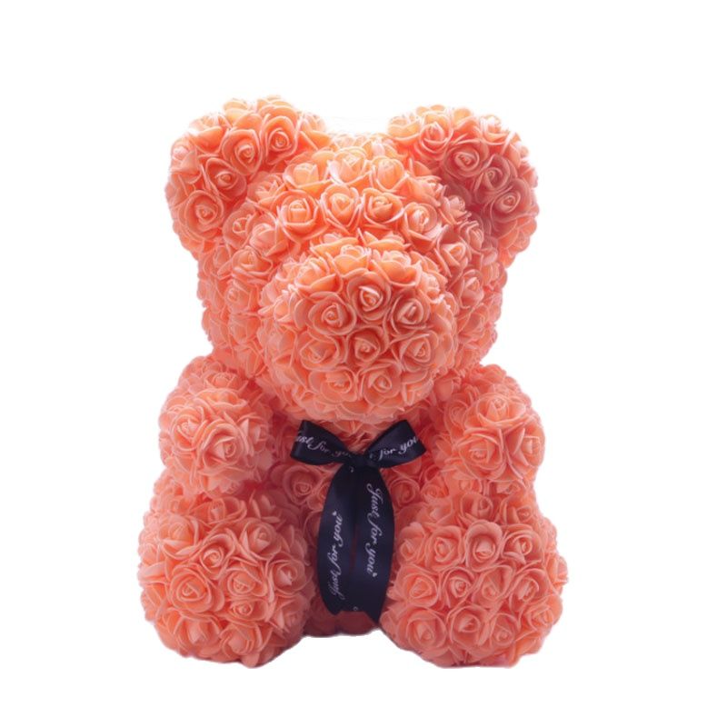 Teddy Bear Rose - Artificial Flowers Rose Bear for Women Valentines Wedding Gift