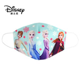 Frozen Washable Cotton Face Masks for Children Anti-Dust Protective Masks for Boys & Girls