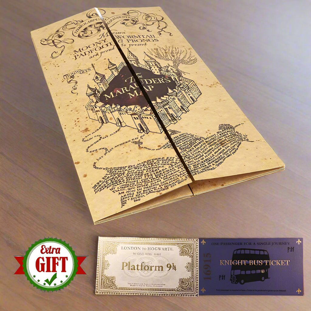 Harry Potter Wizard School Acceptance Letter Replica Set