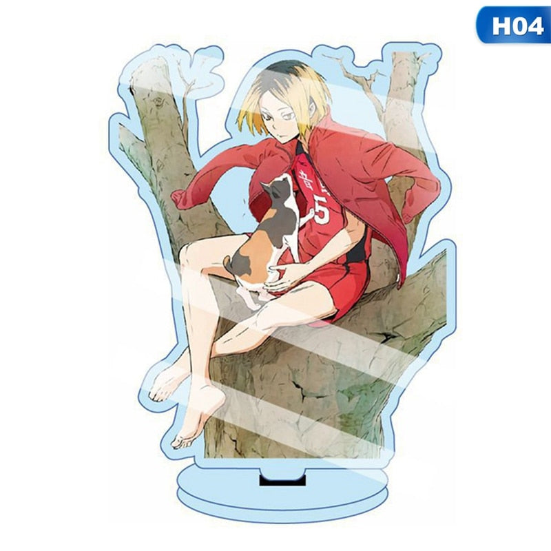 Anime Haikyuu Figures Desk Plate Acrylic Stand Model Collection (13cm)