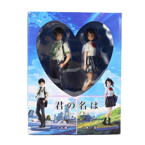 Your Name (Kimi no Nawa) Collectible PVC Action Figure Toy Gifts (22cm) - 2pcs in 1 set