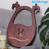16 Strings - Mahogany Wooden Harp
