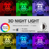 ONE PIECE - Straw Hat Pirate's Iconic Logo LED Night Light