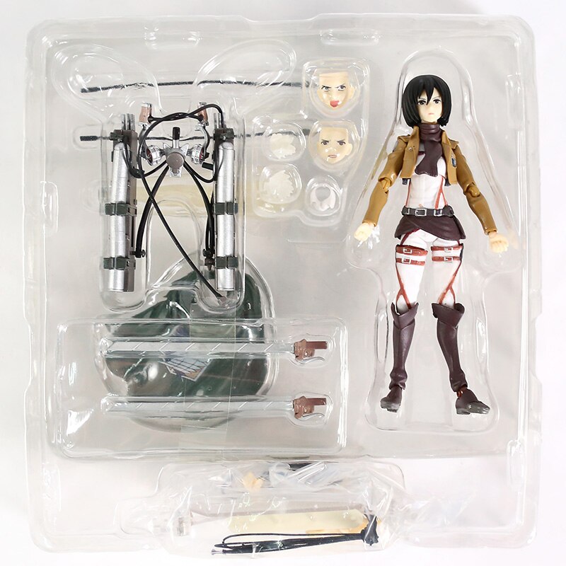 Anime Attack on Titan Levi, Mikasa &  Eren Action Figures