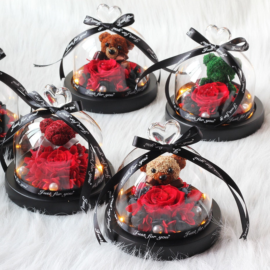 The Beauty and Beast Eternal Rose Anniversary Gift
