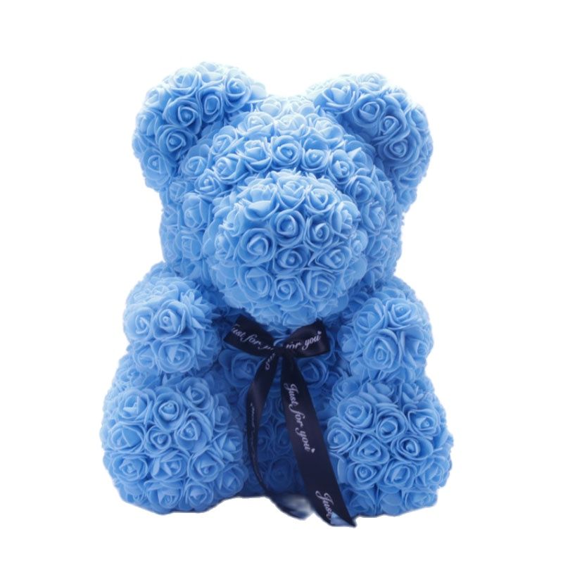 Teddy Bear Rose - Artificial Flowers Rose Bear for Women Valentines Wedding Gift