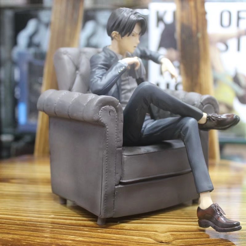 Thrilling Anime Attack on Titan Levi Ackerman Collectible PVC Figure Toy Model