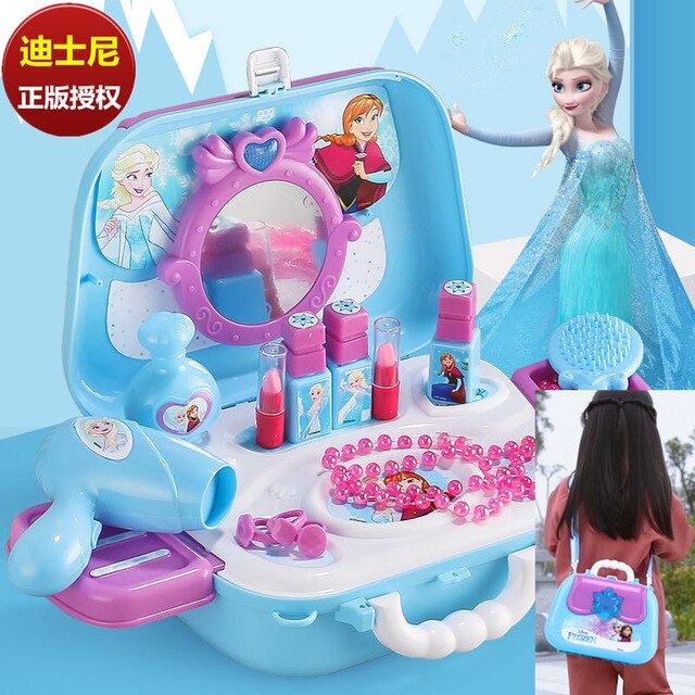 Frozen Makeup Kids Simulation Dressing Table Toy Set