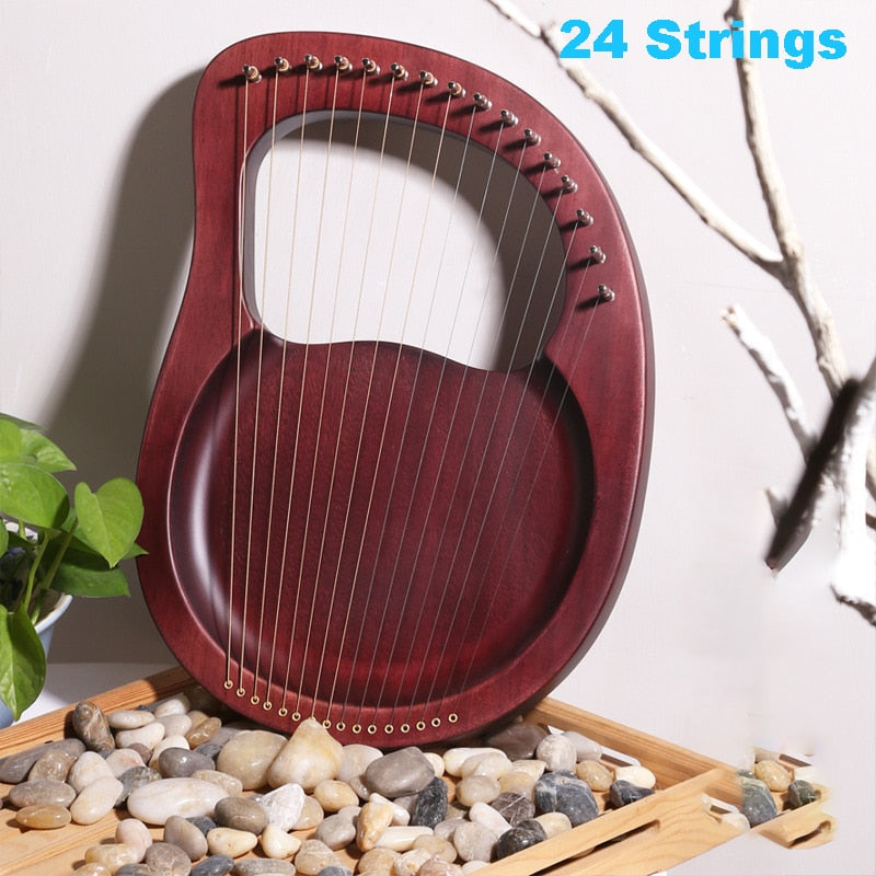 16 Strings - Mahogany Wooden Harp