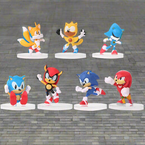 Popular Sonic the Hedgehog Character PVC Action Figure Toys For Children