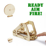 DIY Wooden Catapult And Ballista Toy Kit - Mechanical Assembly Puzzle Toy
