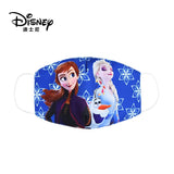 Frozen Washable Cotton Face Masks for Children Anti-Dust Protective Masks for Boys & Girls