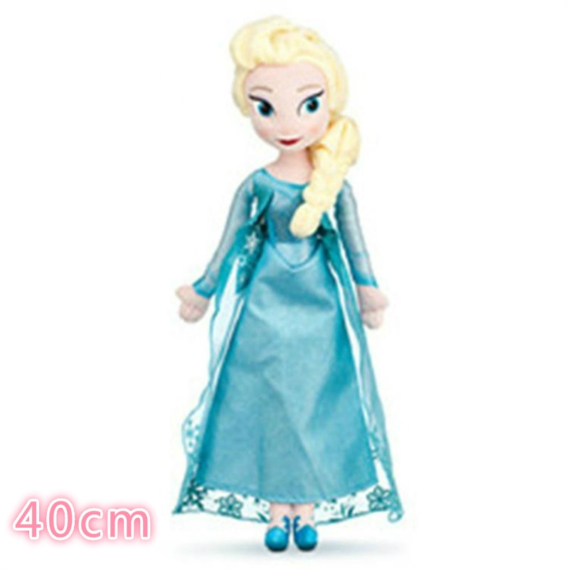 Stuffed Frozen Plush Anna Elsa Kids Doll Toys Perfect for Birthday and Christmas Gift