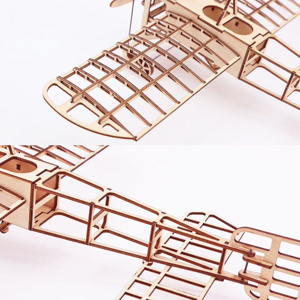 Bleriot XI DIY Model Plane Kit - 3D Wooden Puzzle Building Toy
