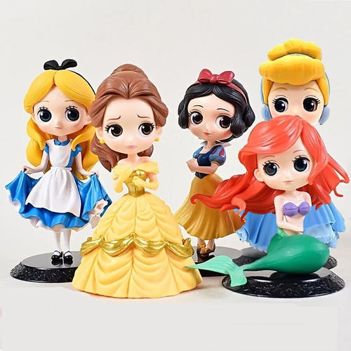 Princess Action Figures PVC Model Doll Collection Gift for Kids