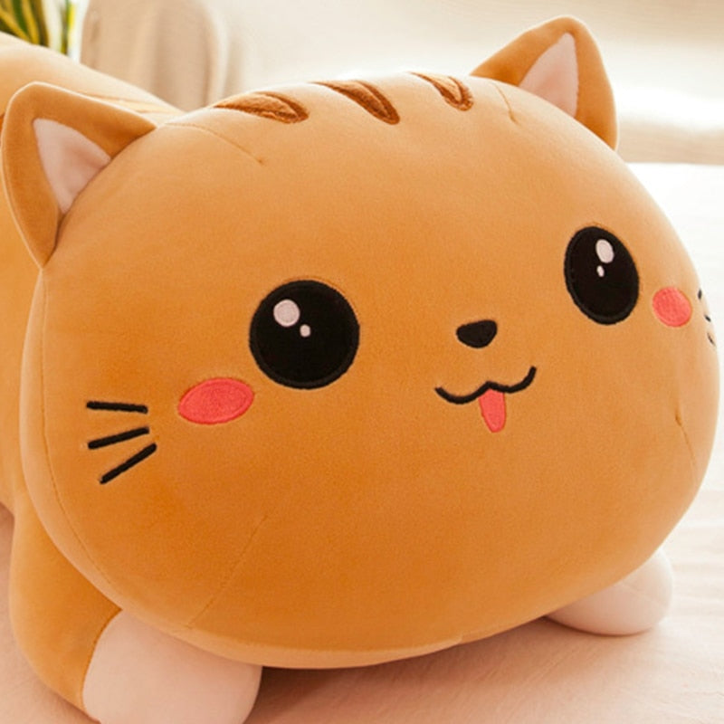 Adorable Cat Pillow Plush Toy - Soft Stuffed Plush Animal Toy Gift