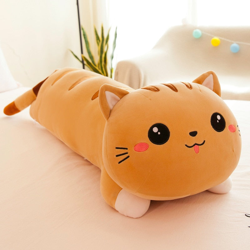Adorable Cat Pillow Plush Toy - Soft Stuffed Plush Animal Toy Gift