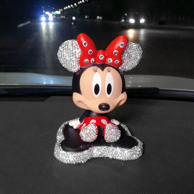 Mickey & Minnie Mouse Shake Head Doll for Car Accessories