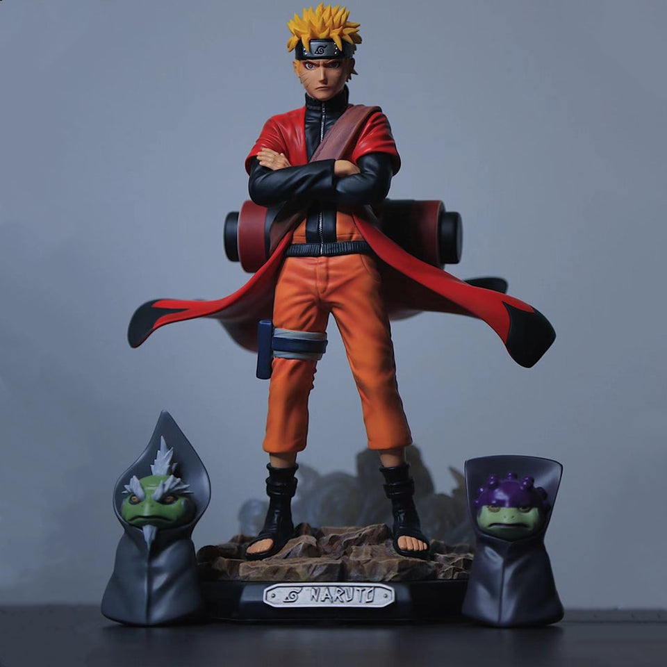 Uzumaki Naruto Sage Mode Anime Action Figures - PVC Toys for Naruto Shippuden Figurine Collector