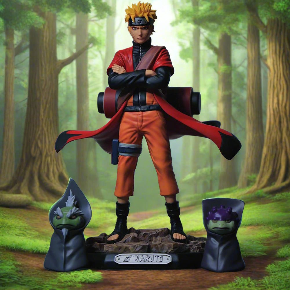 Uzumaki Naruto Sage Mode Anime Action Figures - PVC Toys for Naruto Shippuden Figurine Collector