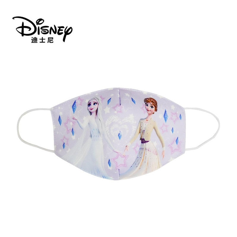 Frozen Washable Cotton Face Masks for Children Anti-Dust Protective Masks for Boys & Girls