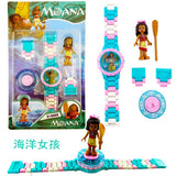 Princesses Children Building Block Watches  - Fun Toys for Children Compatible all Brand Brick with Aurora, Cinderella, Moana, Anna & Elsa