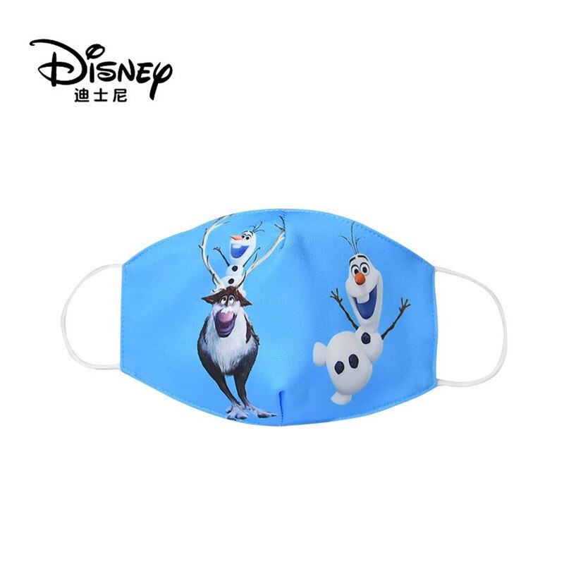 Frozen Washable Cotton Face Masks for Children Anti-Dust Protective Masks for Boys & Girls